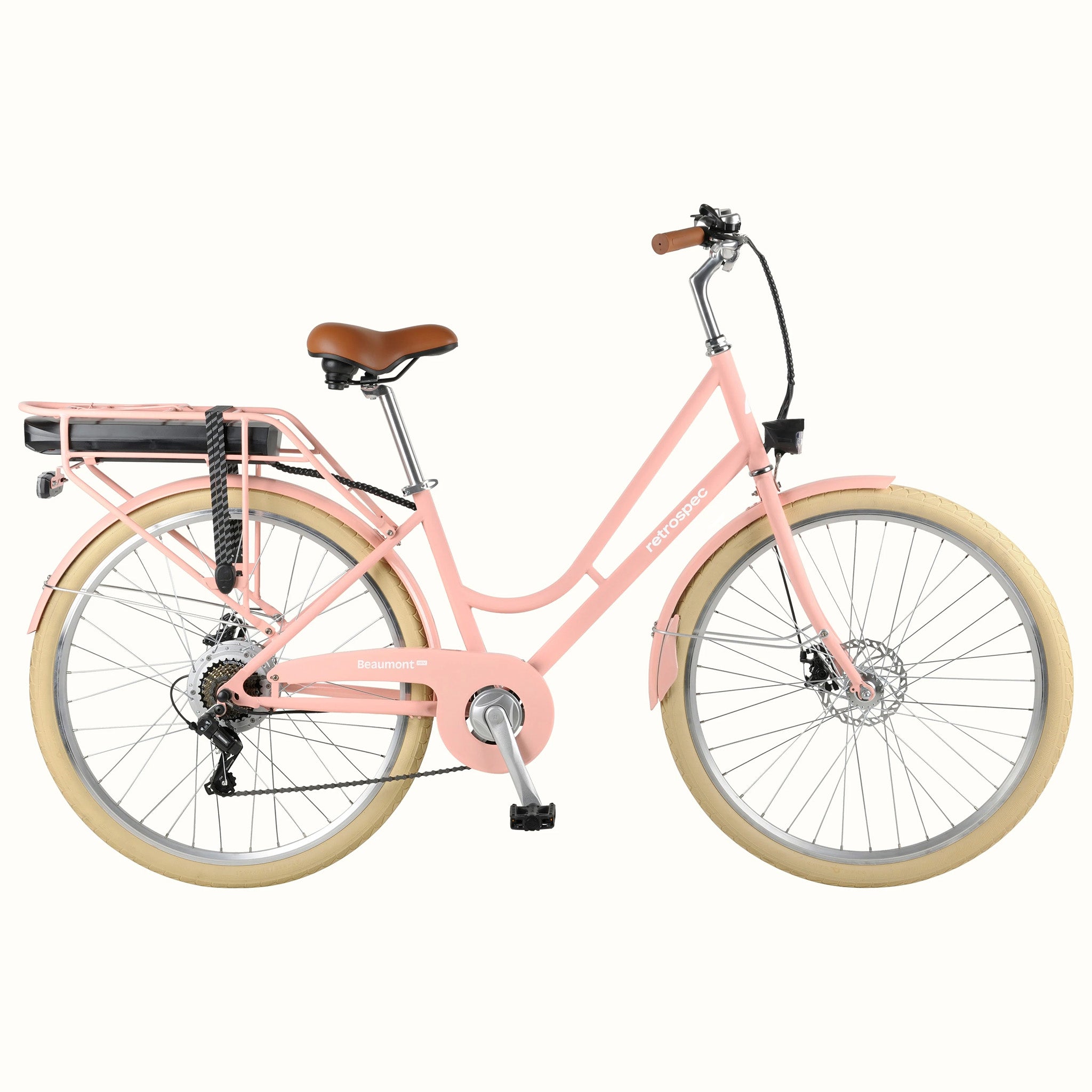 Retrospec Beaumont Rev Electric City Bike Step-Through Uller's