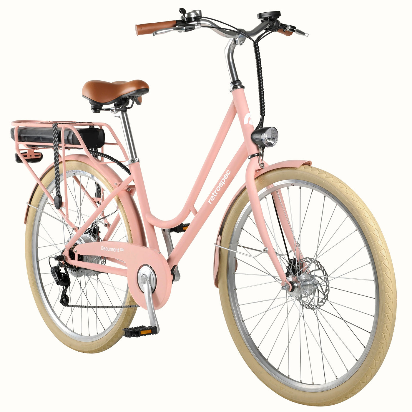 rose citybike Retrospec Beaumont Rev Electric City Bike - Step-Through